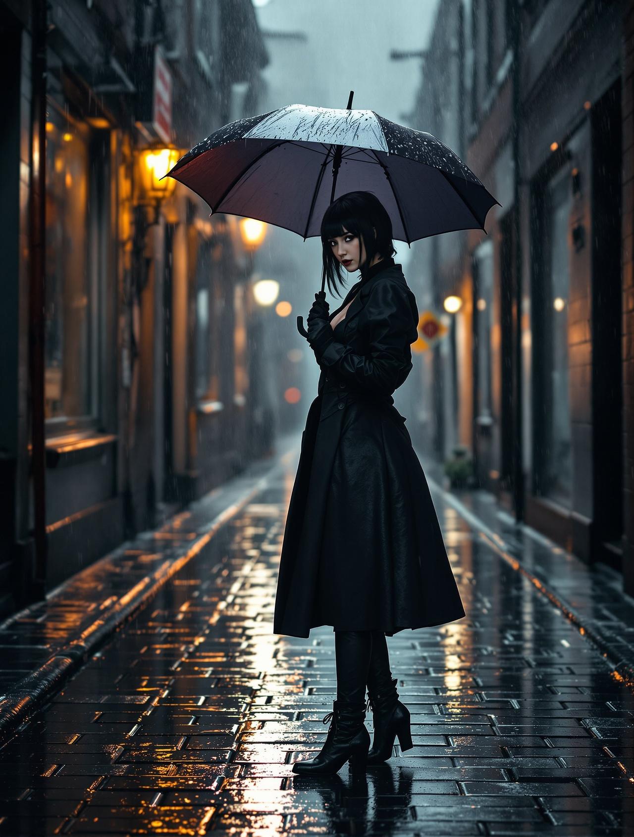 福利姬图片 - COS写真 - 雨巷中的COS风情