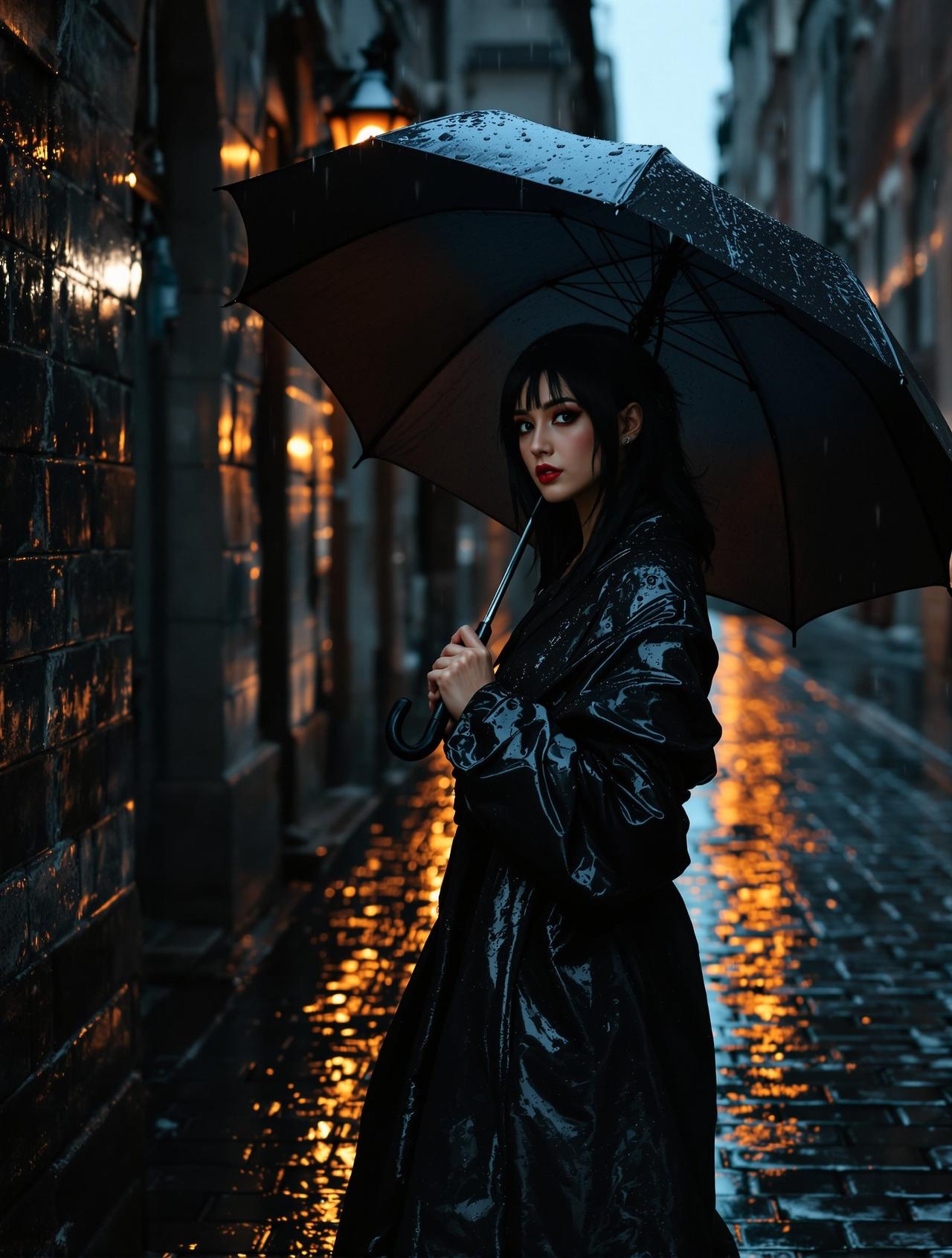 福利姬图片 - COS写真 - 雨巷中的COS风情