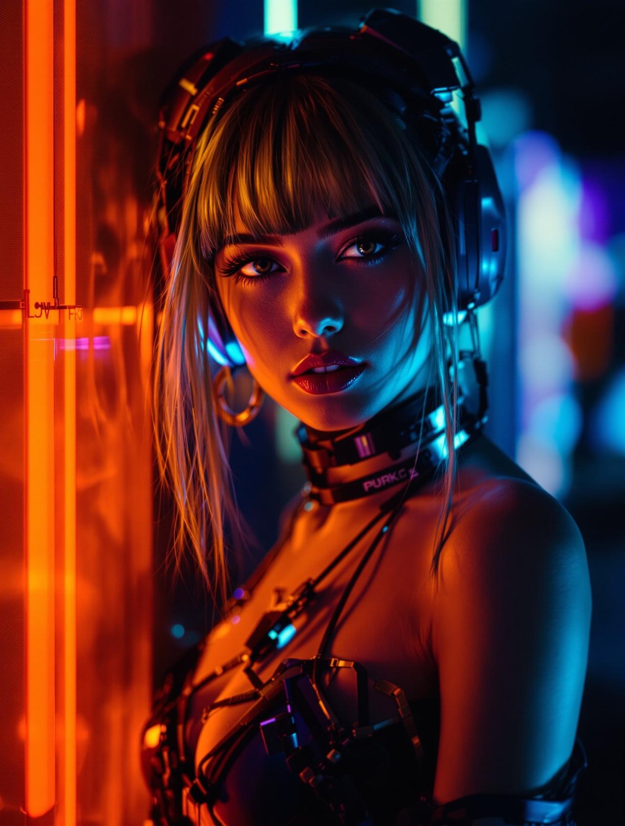 福利姬图片 - COS写真 - 夜色中的COS写真